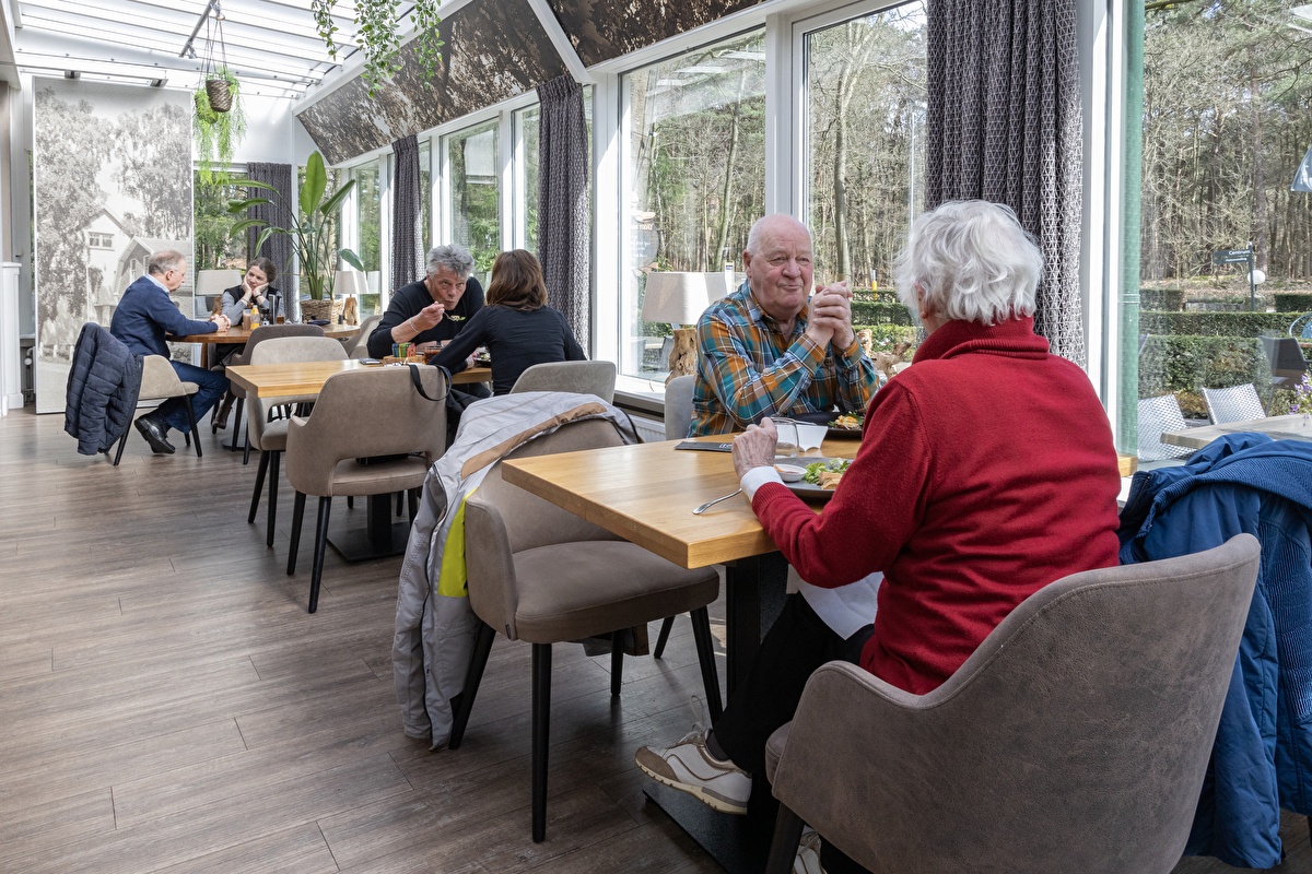 Lunchen en wandelen veluwe